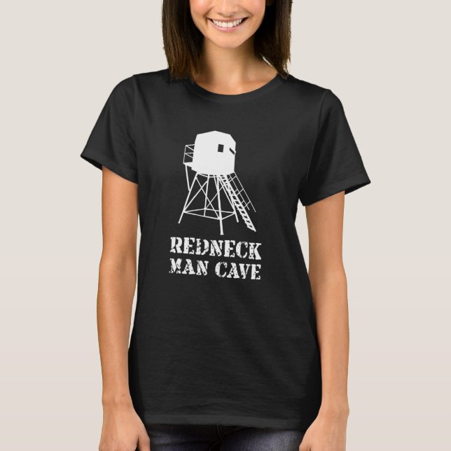 Camiseta Hunting Blind Man Cave Funny Deer Hunter and Hunti (Frente)