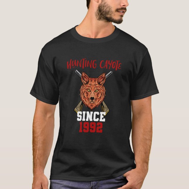Camiseta Hunting cayote since 1992 (Frente)