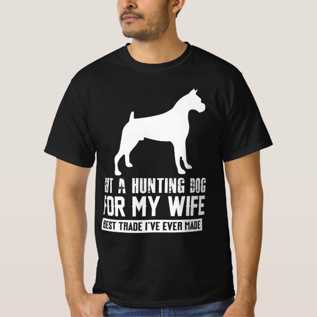 Camiseta Hunting dog owner gift (Frente)