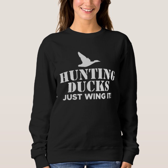 Camiseta Hunting Ducks Just Wing It Duck Hunting (Frente)