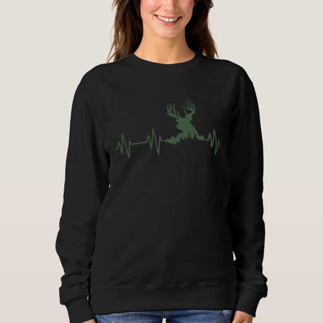 Camiseta Hunting Life Deer Heartbea Hunters (Frente)
