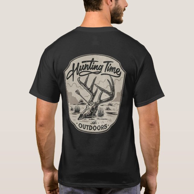 Camiseta Hunting Time Outdoors (Verso)