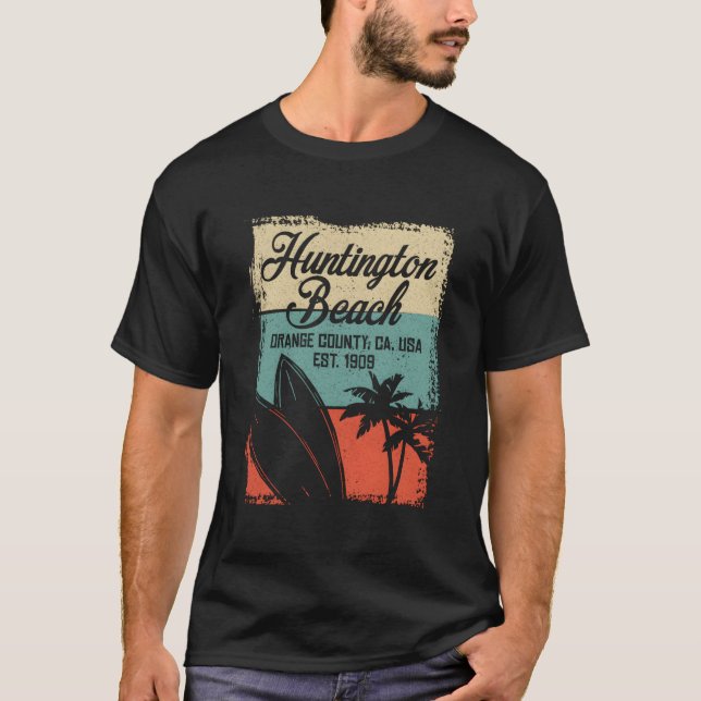 Camiseta Huntington Beach 2019 Summer Surf Competitions (Frente)
