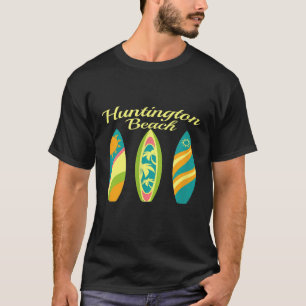 Camiseta Huntington Beach California Surfboards Beach Souve