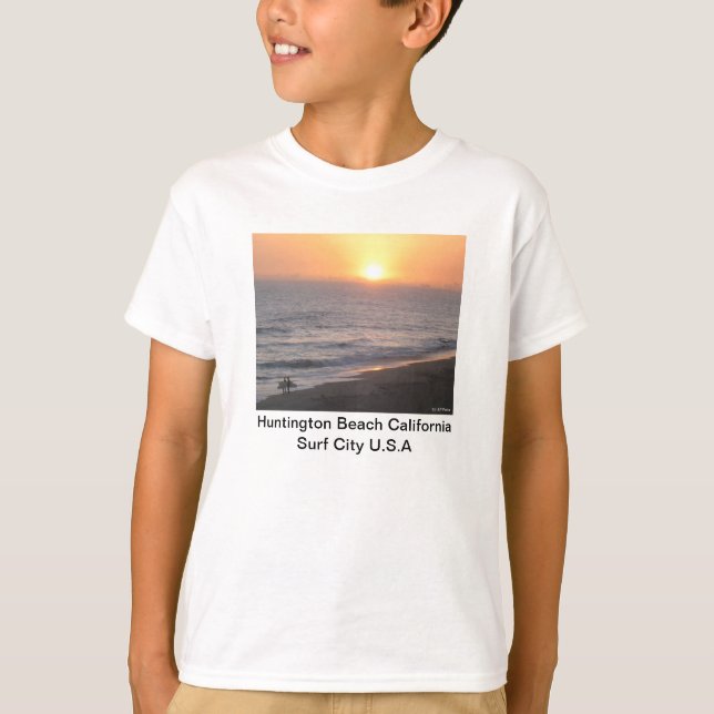 Camiseta Huntington Beach "Cidade das Ondas" (Frente)
