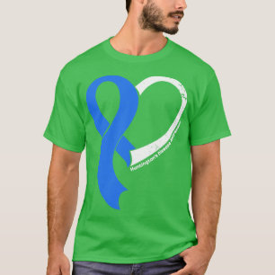 Camiseta Huntington Disease Awartness Love Heart Ribb