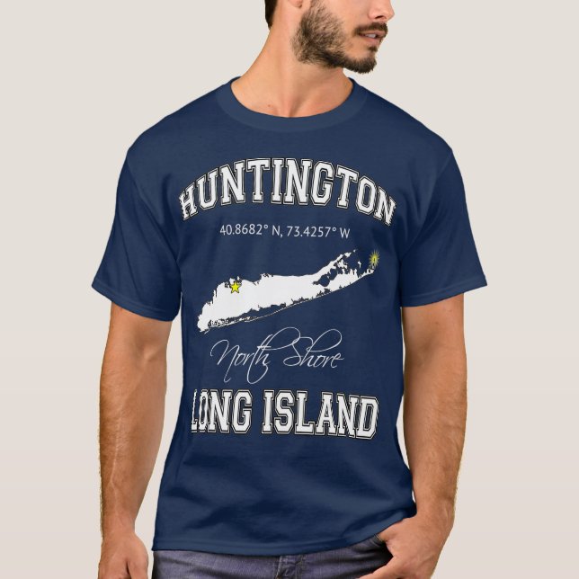 Camiseta Huntington Long Island New York (Frente)