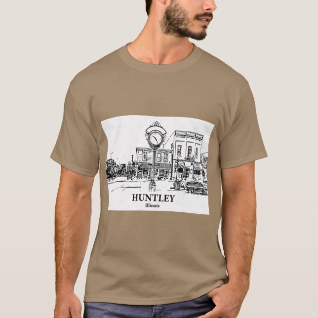 Camiseta Huntley Illinois Oversized (Frente)