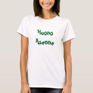 Camiseta Huono Asenne - Má atitude