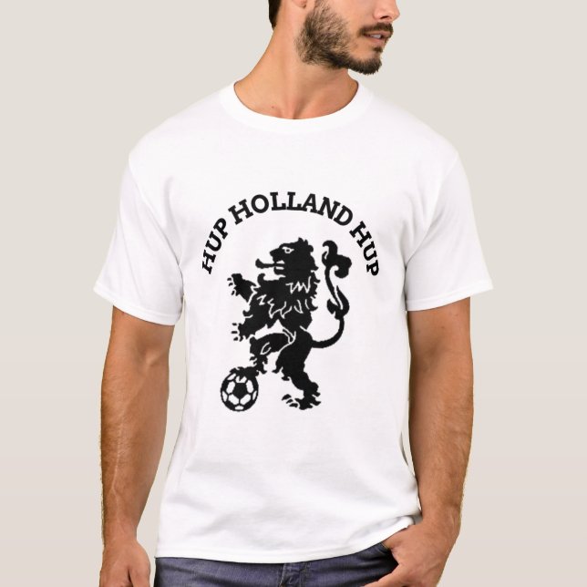 Camiseta Hup Holanda Hup Laranja Futebol Ll Viagem  (Frente)