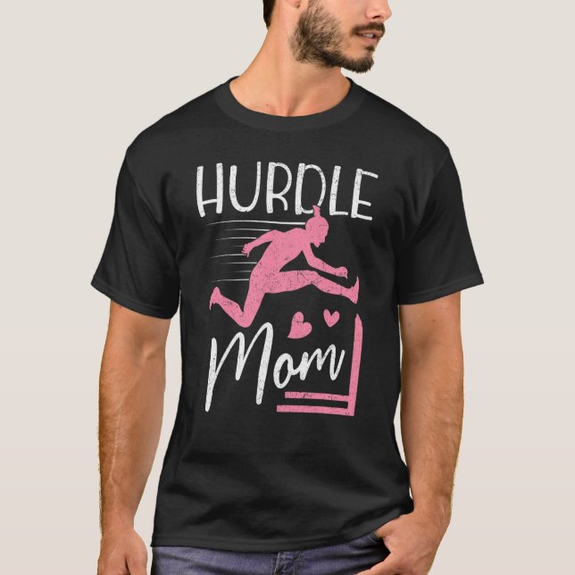 Camiseta Hurdle Mãe Track E Field Hurdler M (Frente)