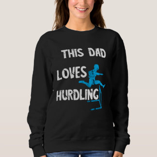 Camiseta Hurdlelauf Vater Light Tathlet Hurdles Hurdle Runn