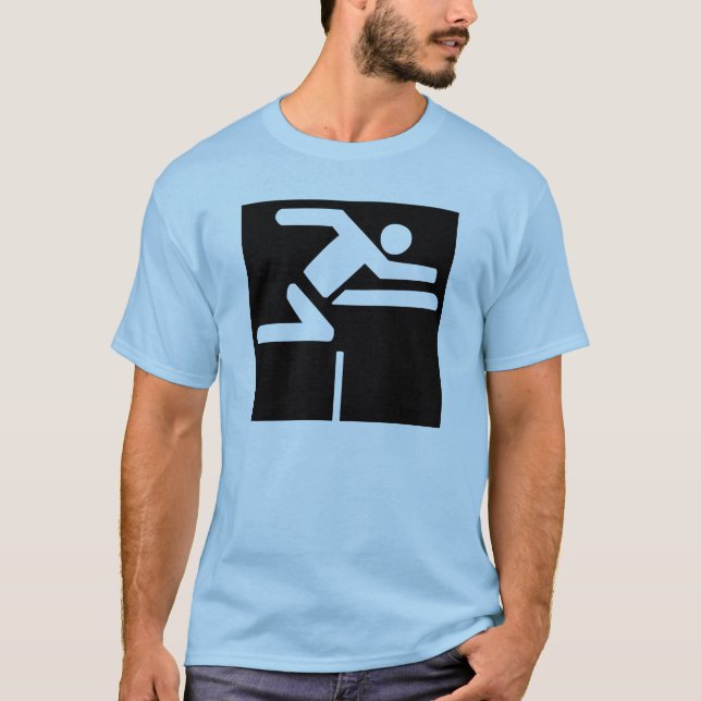 Camiseta Hurdler (bloco) (Frente)