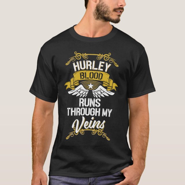 Camiseta Hurley Blood Runs Through My Veins (Frente)