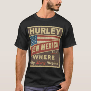 Camiseta HURLEY, NM É onde minha história começa