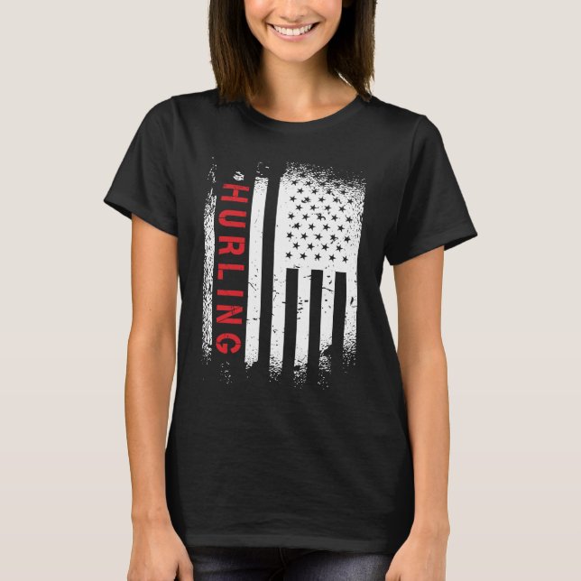 Camiseta Hurling American Flag (Frente)