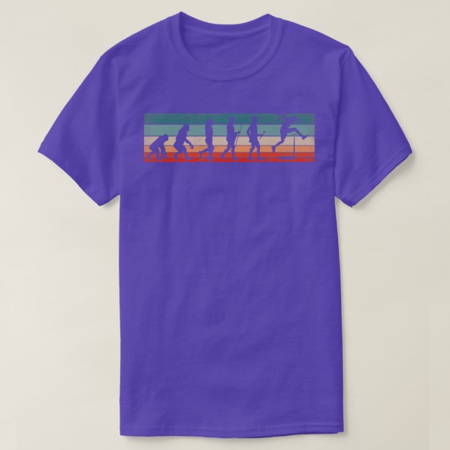 Camiseta Hurling Hurdle Runner Track and Field Evolution (Frente do Design)