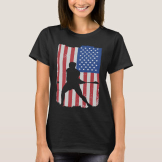 Camiseta Hurling Player American Flag