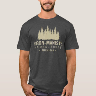 Camiseta Huron Manis National Forest Michigan
