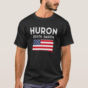 Camiseta Huron South Dakota EUA State America Viagem South