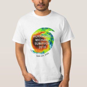 Camiseta HURRICANE MICHAEL SURVIVOR na sua localização