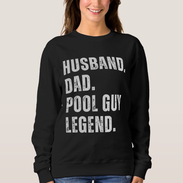 Camiseta Husband Dad Pool Guy Legend  10 (Frente)