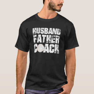 Camiseta Husband Father Coach Distressed Golf Dad Daddy Gol