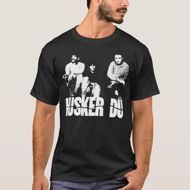 Camiseta Husker Du - O Estêncil Branco (Frente)