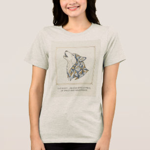 Camiseta Husky Graça & Natureza – Mulheres Cinza Heather