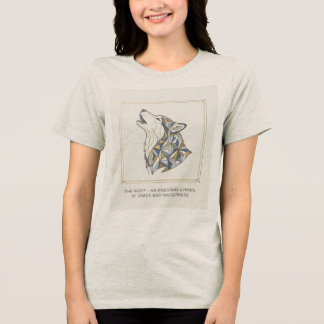 Camiseta Husky Graça & Natureza – Mulheres Cinza Heather
