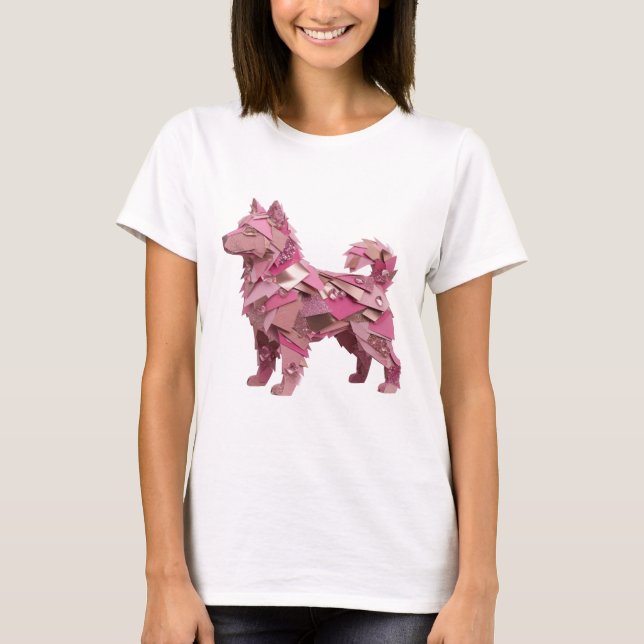 Camiseta Husky PRATEADO LIMPO E BRILHANTE (Frente)