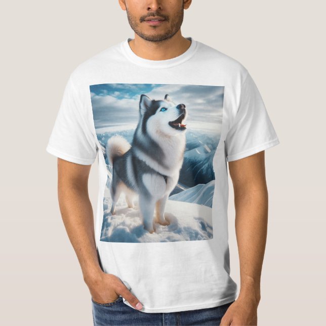 Camiseta Husky siberiano (Frente)