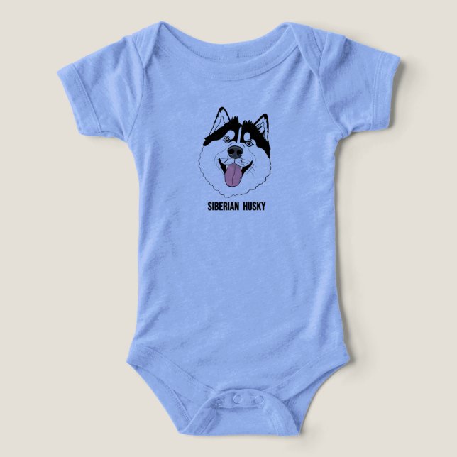 CAMISETA HUSKY SIBERIANO (Design frontal)