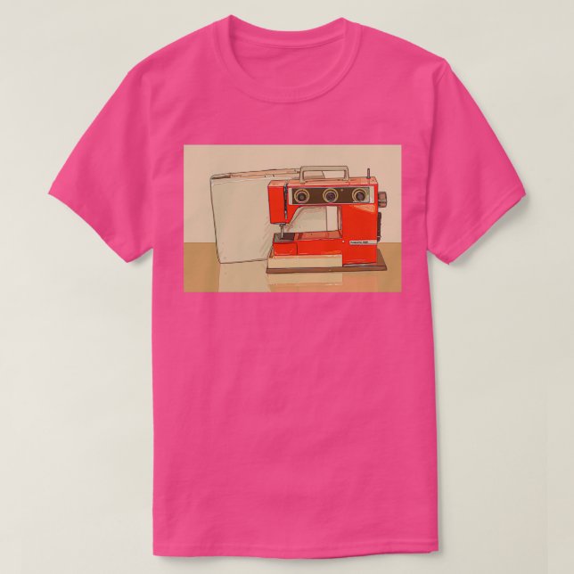 Camiseta Husqvarna Viking 3600 1970s (Frente do Design)