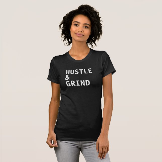 Camiseta Hustle e Grind (Frente Completa)
