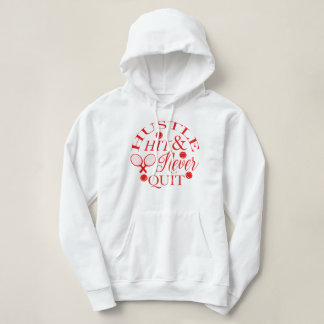 Camiseta Hustle Hit & Nunca Sair da Pickleball de Tênis