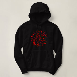 Camiseta Hustle Hit & Nunca Sair do Hoodie de Pickleball de
