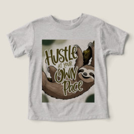 Camiseta Hustle no seu próprio ritmo