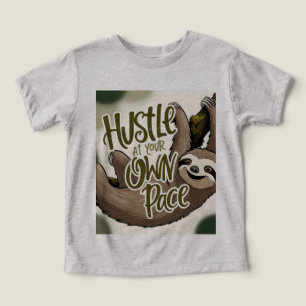 Camiseta Hustle no seu próprio ritmo