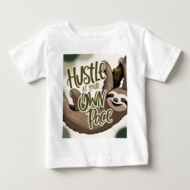 Camiseta Hustle no seu próprio ritmo (Frente)