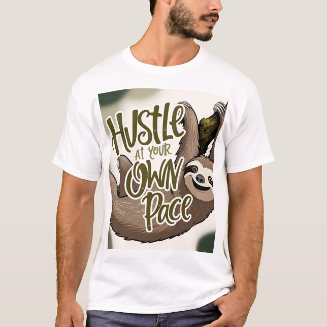 Camiseta Hustle no seu próprio ritmo (Frente)