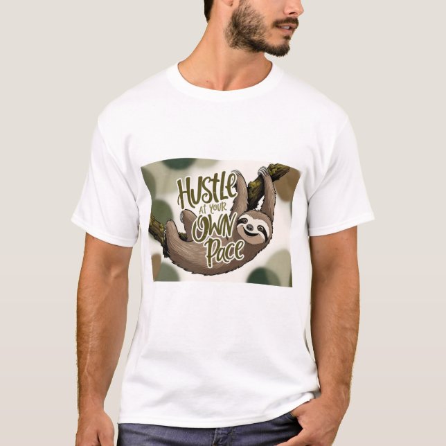 Camiseta Hustle no seu próprio ritmo (Frente)