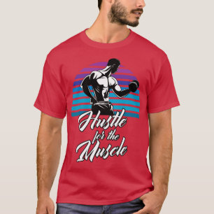Camiseta Hustle Para A Motivação Da Obra Da Malhação Muscul