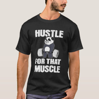 Camiseta Hustle Para Aquele Construtor De Músculos