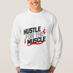Camiseta Hustle para Motivação Muscular