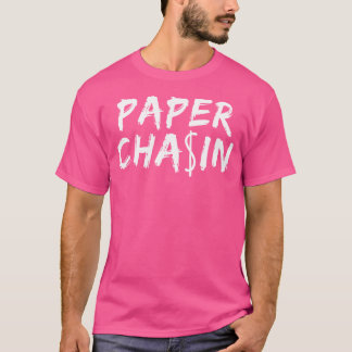 Camiseta Hustler de Estilo de Hip Urbano de Chasin de Papel