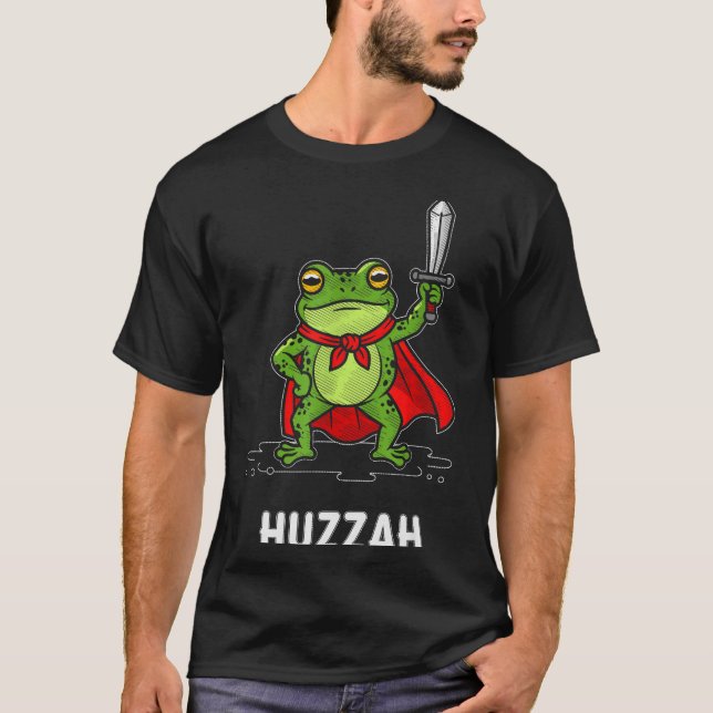 Camiseta Huzzah Frog  (Frente)