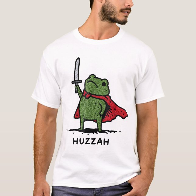 Camiseta Huzzah Sapo Knight (Frente)