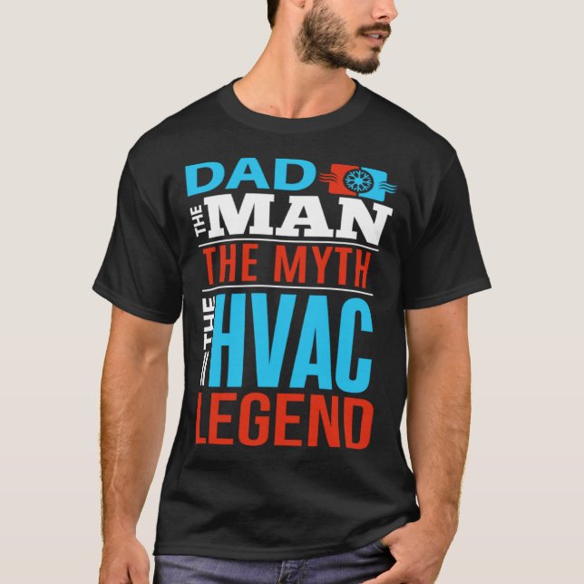 Camiseta HVAC Dad  Appreciative Father HVAC Tech HVAC Mecha (Frente)