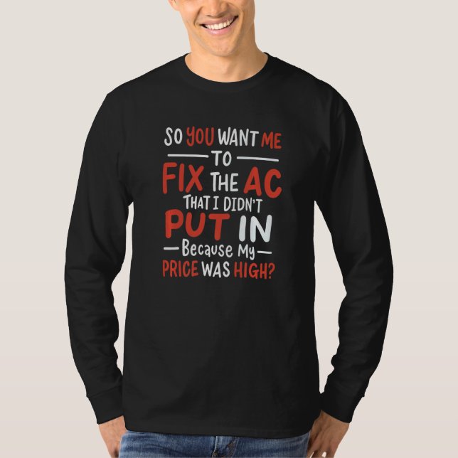 Camiseta HVAC Tech Mechanical Engineer (Frente)